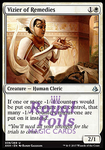 Vizier of Remedies 2x FOIL AKH MTG Amonkhet Uncommon MINT white
