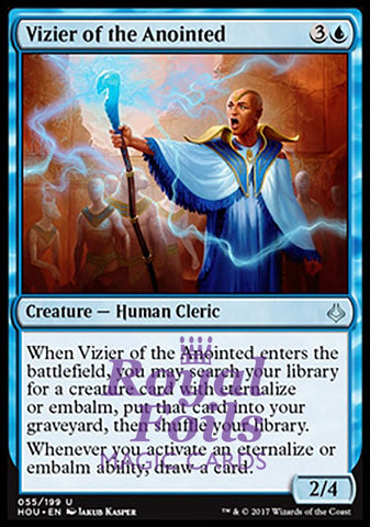 Vizier of the Anointed 4x FOIL HOU MTG Hour of Devastation Uncommon MINT blue