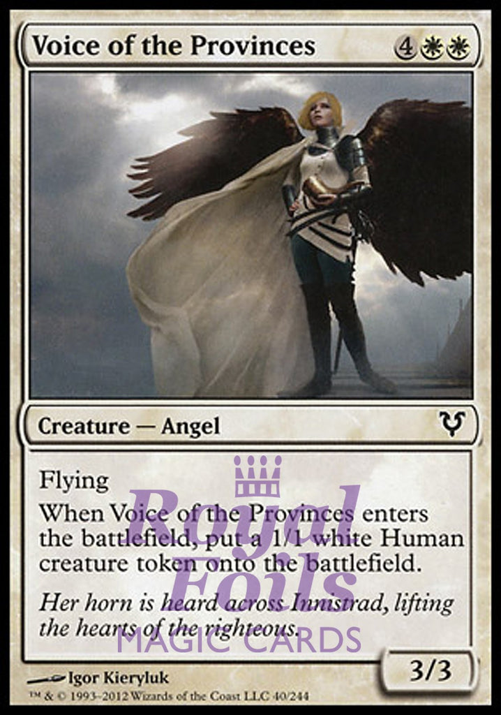 **2x FOIL Voice of the Provinces** AVR MTG Avacyn Restored Common MINT white