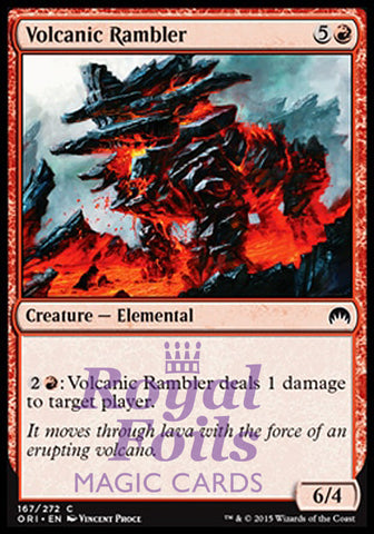 Volcanic Rambler 4x FOIL ORI MTG Magic Origins Common MINT red