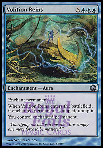 Volition Reins 2x FOIL SOM MTG Scars of Mirrodin Uncommon MINT blue