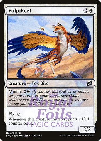 Vulpikeet 4x FOIL IKO MTG Ikoria Common MINT white