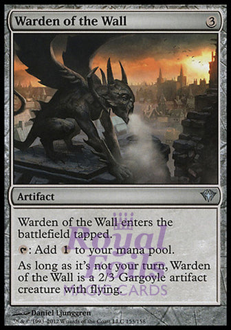 Warden of the Wall 2x FOIL DKA MTG Dark Ascension Uncommon MINT artifact