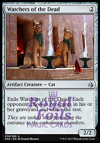 **2x FOIL Watchers of the Dead** AKH MTG Amonkhet Uncommon MINT artifact