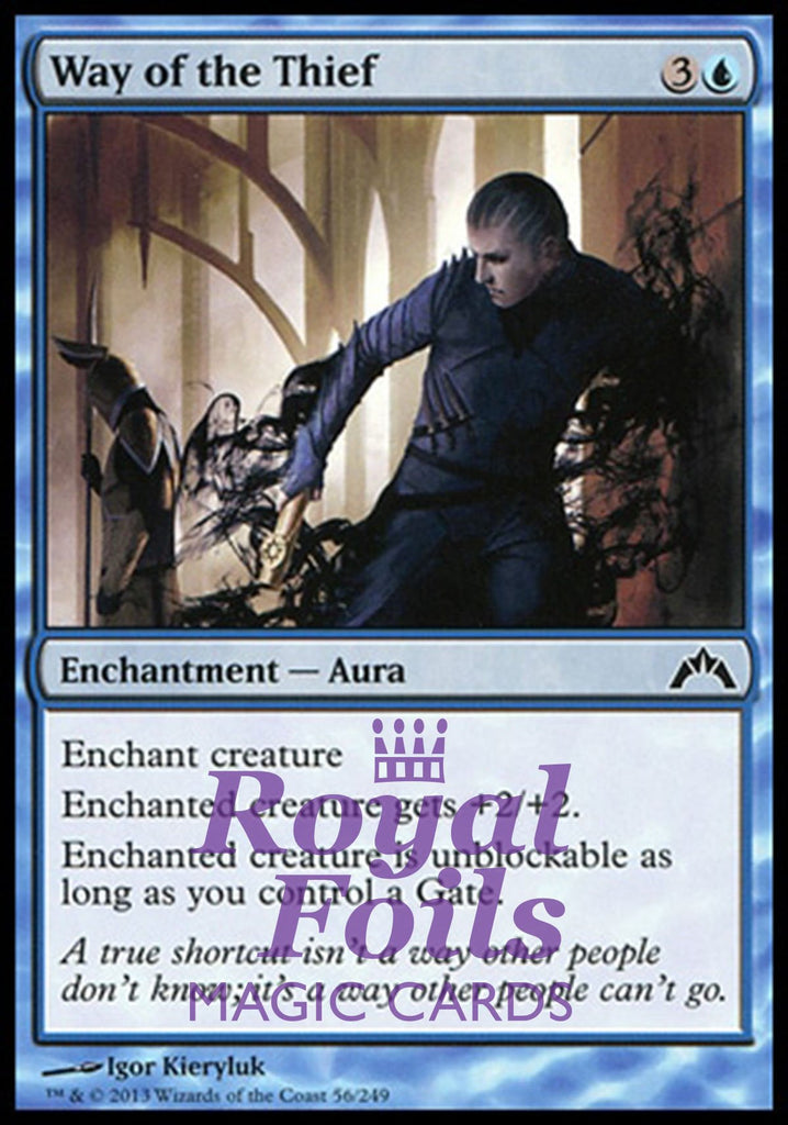 Way of the Thief 4x FOIL GTC MTG Gatecrash Common MINT blue