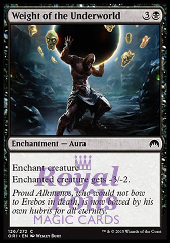 Weight of the Underworld 4x FOIL ORI MTG Magic Origins Common MINT black