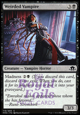 Weirded Vampire 2x FOIL EMN MTG Eldritch Moon Common MINT black