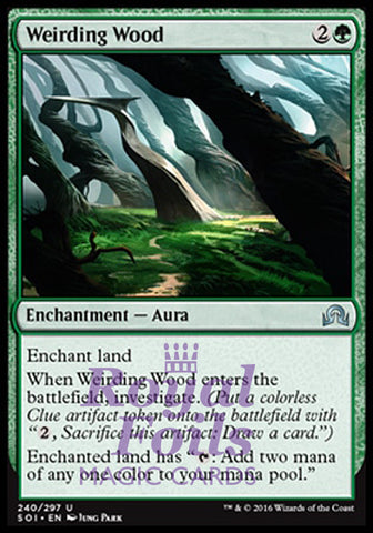 Weirding Wood 2x FOIL SOI MTG Shadows Over Innistrad Uncommon MINT green