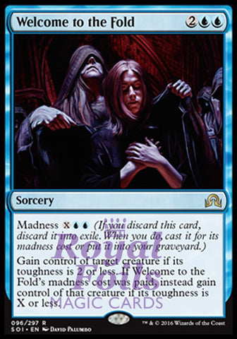 Welcome to the Fold 2x FOIL SOI MTG Shadows Over Innistrad Rare MINT blue