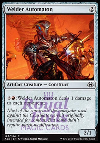 **4x FOIL Welder Automaton** AER MTG Aether Revolt Common MINT artifact