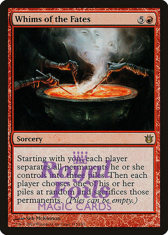 **2x FOIL Whims of the Fates** BNG MTG Born of the Gods Rare MINT red