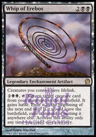 Whip of Erebos 1x FOIL THS MTG Theros Rare MINT black