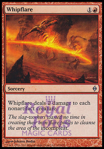 Whipflare 1x FOIL NPH MTG New Phyrexia Uncommon MINT red