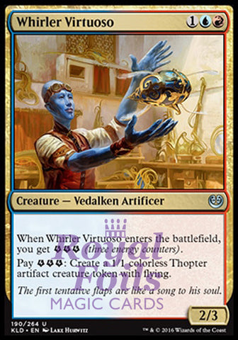 Whirler Virtuoso 2x FOIL KLD MTG Kaladesh Uncommon MINT blue red