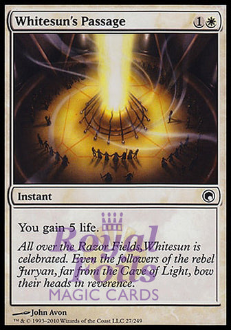 Whitesun's Passage 4x FOIL SOM MTG Scars of Mirrodin Common MINT white