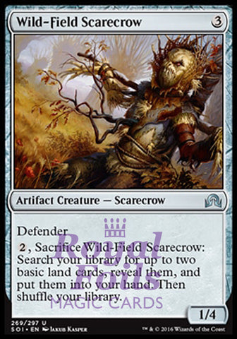 Wild-Field Scarecrow 2x FOIL SOI MTG Shadows Over Innistrad Uncommon 1 MINT 1 NM artifact