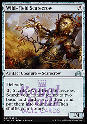 **1x FOIL Wild-Field Scarecrow** SOI MTG Shadows Over Innistrad Uncommon MINT artifact