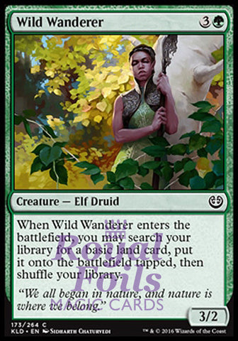 Wild Wanderer 4x FOIL KLD MTG Kaladesh Common MINT green