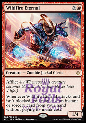 Wildfire Eternal 2x FOIL HOU MTG Hour of Devastation Rare MINT red