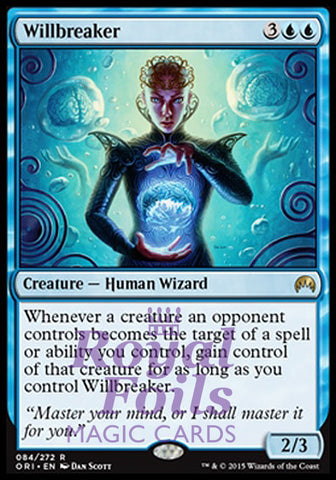 Willbreaker 1x FOIL ORI MTG Magic Origins Rare MINT blue