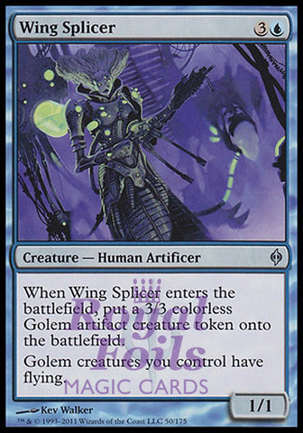 Wing Splicer 1x FOIL NPH MTG New Phyrexia Uncommon MINT blue