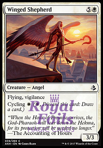 Winged Shepherd 4x FOIL AKH MTG Amonkhet Common MINT white