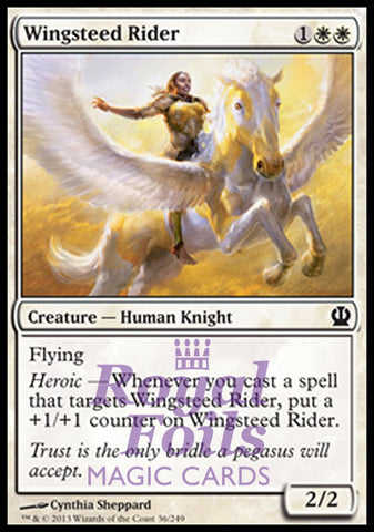 **4x FOIL Wingsteed Rider** THS MTG Theros Common MINT white