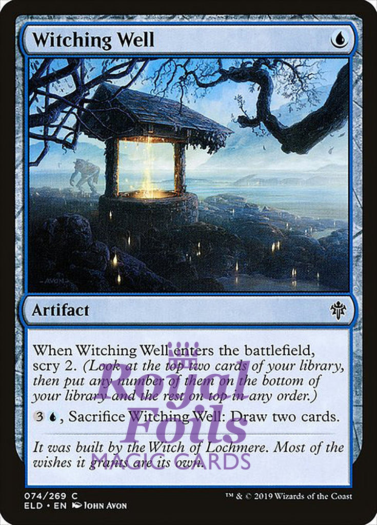 Witching Well 3x FOIL ELD MTG Throne of Eldraine Common MINT blue