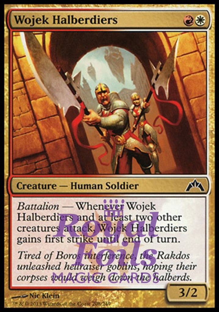 Wojek Halberdiers 4x FOIL GTC MTG Gatecrash Common MINT red white