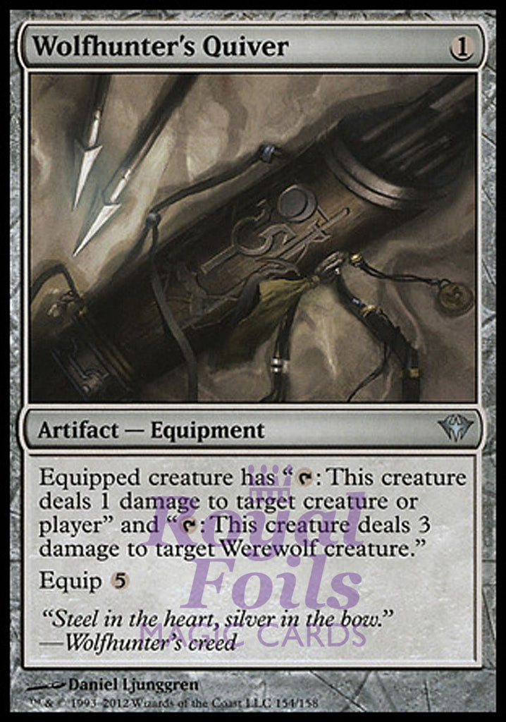 Wolfhunter's Quiver 4x FOIL DKA MTG Dark Ascension Uncommon 3 MINT 1 NM artifact