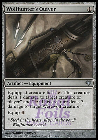 Wolfhunter's Quiver 4x FOIL DKA MTG Dark Ascension Uncommon 3 MINT 1 NM artifact