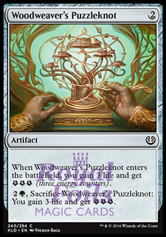 Woodweaver's Puzzleknot 4x FOIL KLD MTG Kaladesh Common MINT artifact