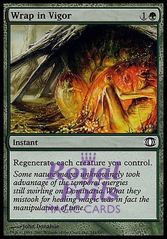**1x FOIL Wrap in Vigor** FUT MTG Future Sight Common NM+ green