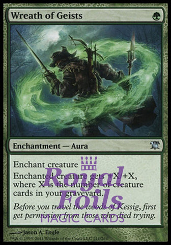 Wreath of Geists 2x FOIL ISD MTG Innistrad Uncommon MINT green