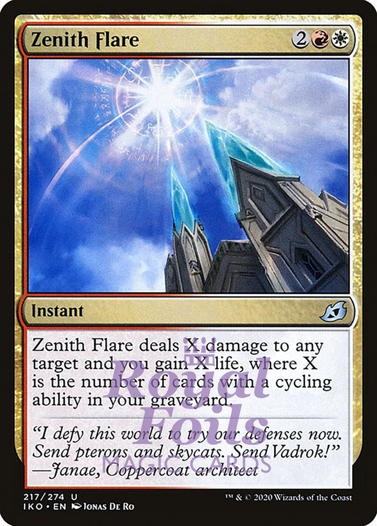 Zenith Flare 4x FOIL IKO MTG Ikoria Uncommon MINT red white