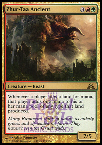 Zhur-Taa Ancient 1x FOIL DGM MTG Dragon's Maze Rare MINT red green