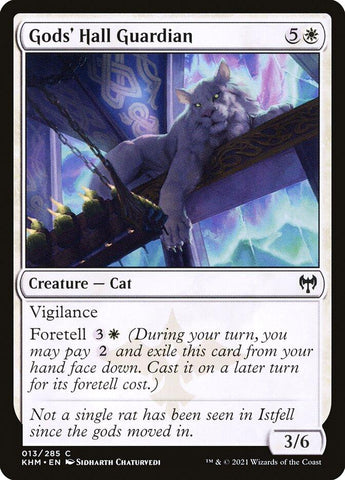 Gods' Hall Guardian 4x FOIL KHM MTG Kaldheim Common MINT white