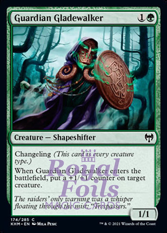 Guardian Gladewalker 4x FOIL KHM MTG Kaldheim Common MINT green
