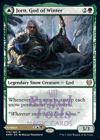 Jorn, God of Winter // Kaldring 2x FOIL KHM MTG Kaldheim Rare MINT