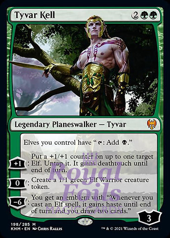 **1x FOIL Tyvar Kell** KHM MTG Kaldheim Mythic MINT green