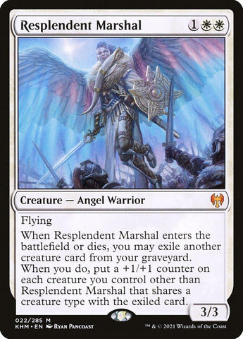 **1x FOIL Resplendent Marshal** KHM MTG Kaldheim Mythic MINT white