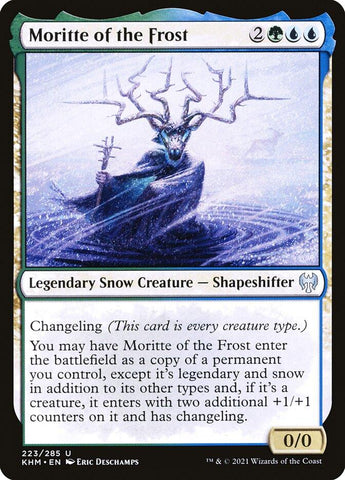 Moritte of the Frost 2x FOIL KHM MTG Kaldheim Uncommon MINT green blue