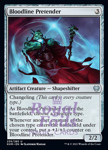 **1x FOIL Bloodline Pretender** KHM MTG Kaldheim Uncommon MINT artifact