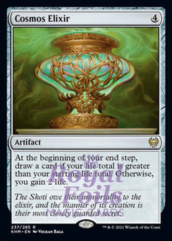 Cosmos Elixir 2x FOIL KHM MTG Kaldheim Rare MINT artifact