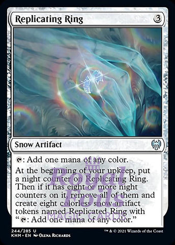 Replicating Ring 1x FOIL KHM MTG Kaldheim Uncommon MINT snow artifact