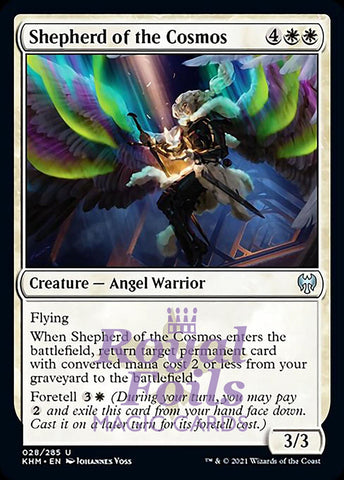 Shepherd of the Cosmos 4x FOIL KHM MTG Kaldheim Uncommon MINT white
