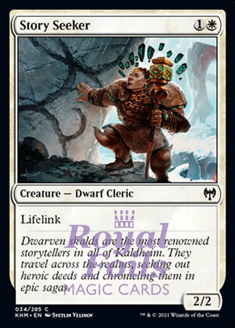 Story Seeker 4x FOIL KHM MTG Kaldheim Common MINT white