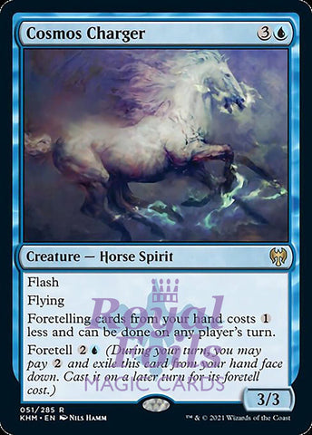 Cosmos Charger 2x FOIL KHM MTG Kaldheim Rare MINT blue