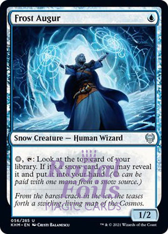 Frost Augur 4x FOIL KHM MTG Kaldheim Uncommon MINT blue