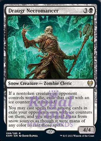 Draugr Necromancer 2x FOIL KHM MTG Kaldheim Rare MINT black